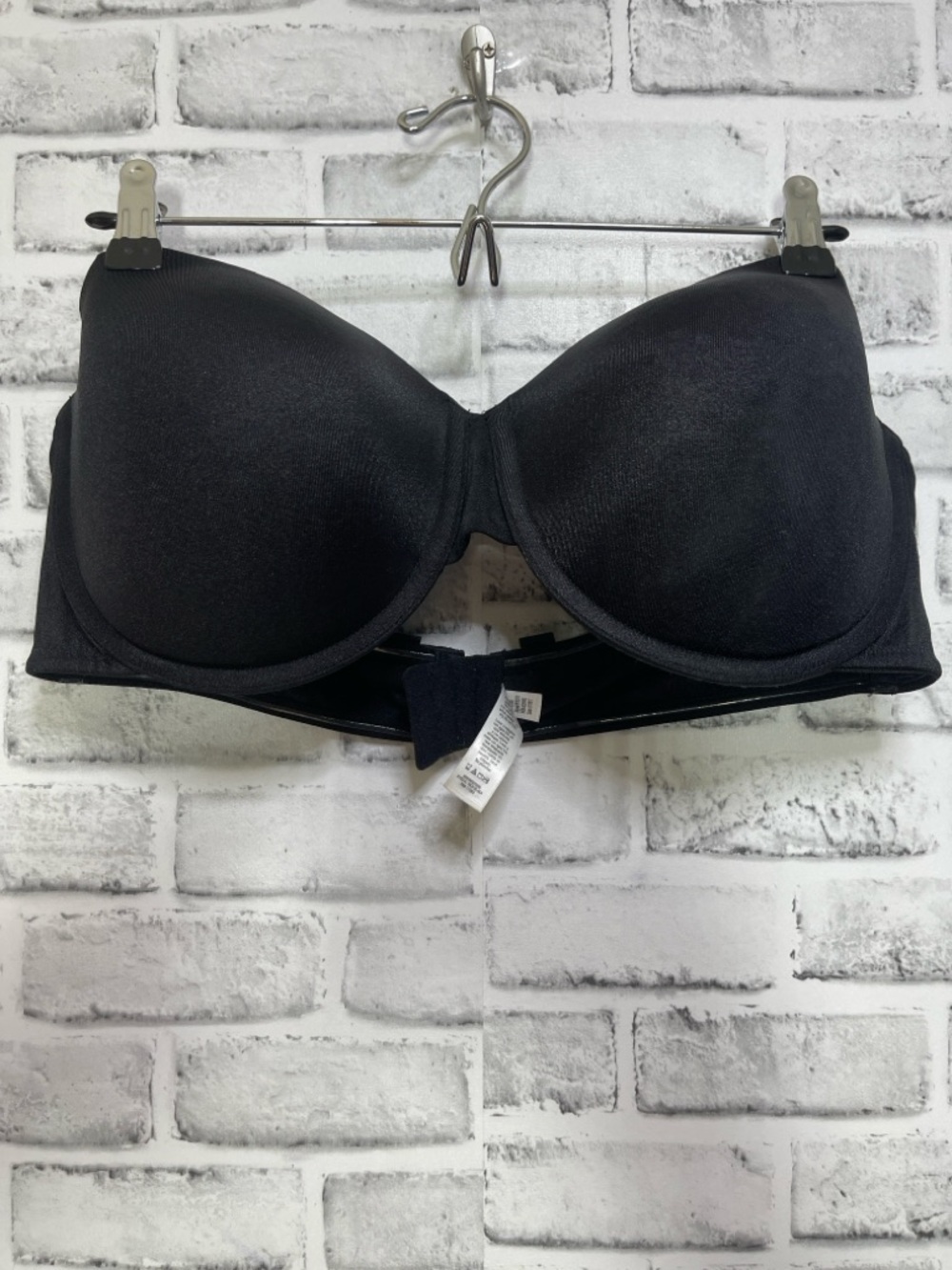 Dreamfit Black Underwire Strapless Bra 42DD